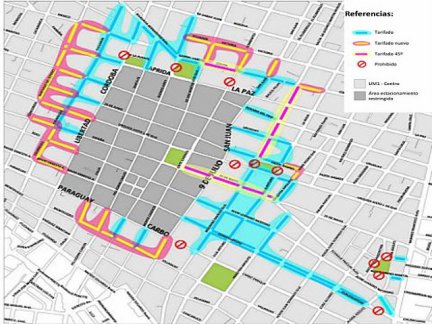 mapa parana estacionamiento