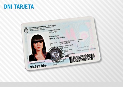 dni tarjeta