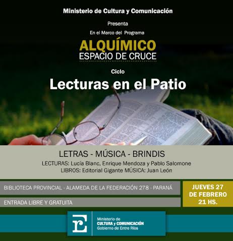 «Lecturas en el Patio» de la&nbsp;Biblioteca
