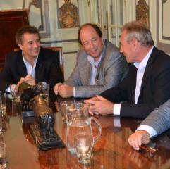 Sanz y Benedetti con&nbsp;Etchevehere