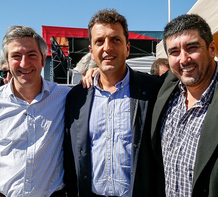 Adrián Fuertes y Massa en la ExpoAgro&nbsp;2014