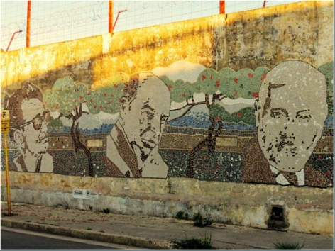 Erro y Báez inauguraron un&nbsp;mural