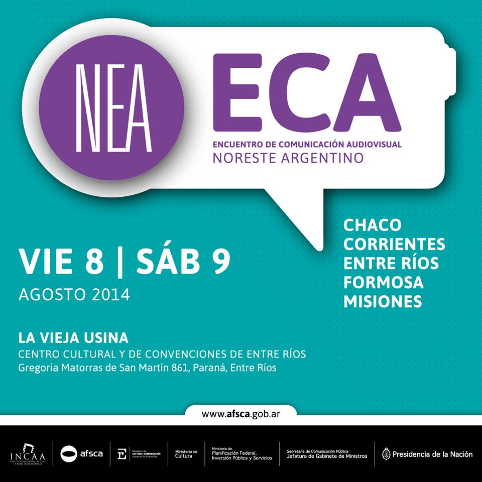 Invitan al encuentro de comunicación audiovisual del&nbsp;NEA