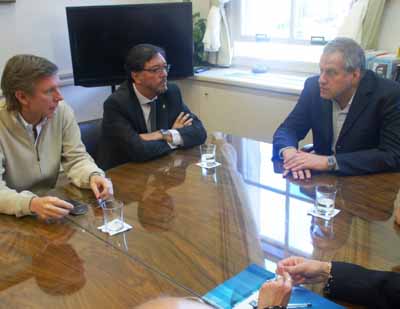 Bahillo, Guastavino y Lauritto se reunieron con el secretario de Educación de la&nbsp;Nación