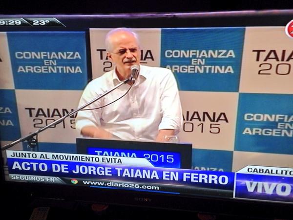 Lanzaron a Taiana como pre-candidato a&nbsp;Presidente
