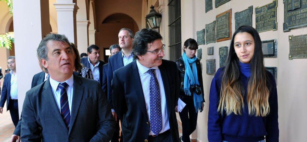 Sileoni y Urribarri inauguraron&nbsp;obras