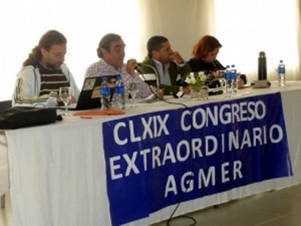 congreso extraordinario AGMER elecciones