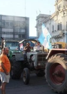 La Federación Agraria entrerriana se movilizó a Casa de&nbsp;Gobiern