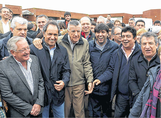 Scioli, Domínguez y Urribarri, juntos en&nbsp;Tandil