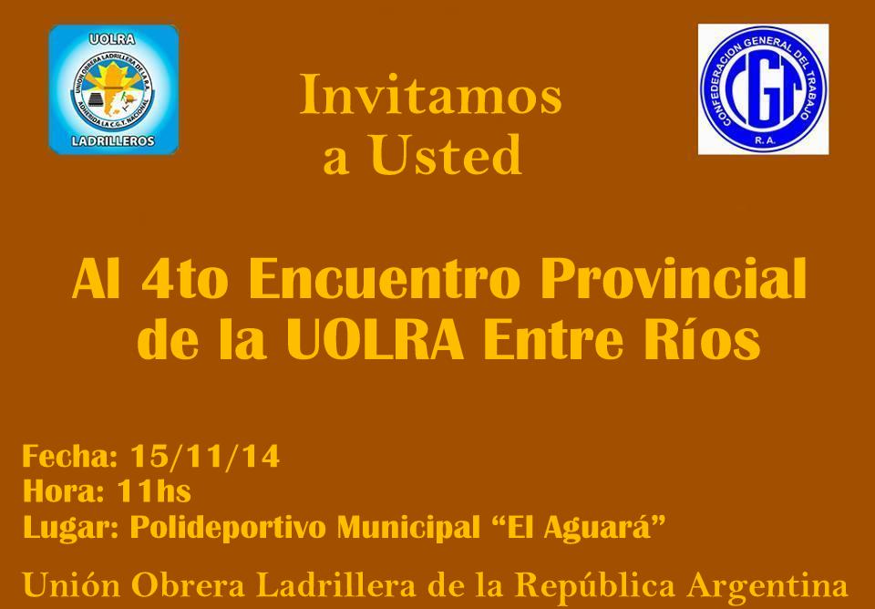 encuentro ladrilleros santa elena