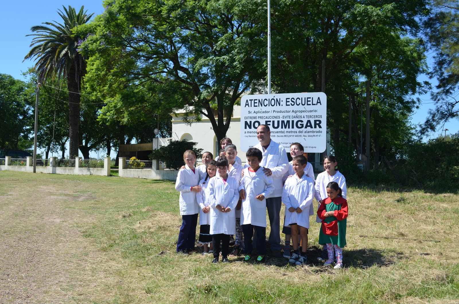 escuela rural fumigacion