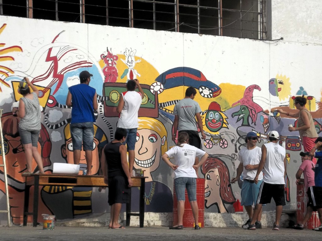 Radio abierta y murales en la&nbsp;cárcel