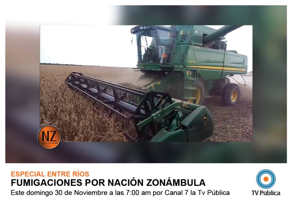 En la TV Pública: Fumigaciones en Entre&nbsp;Ríos