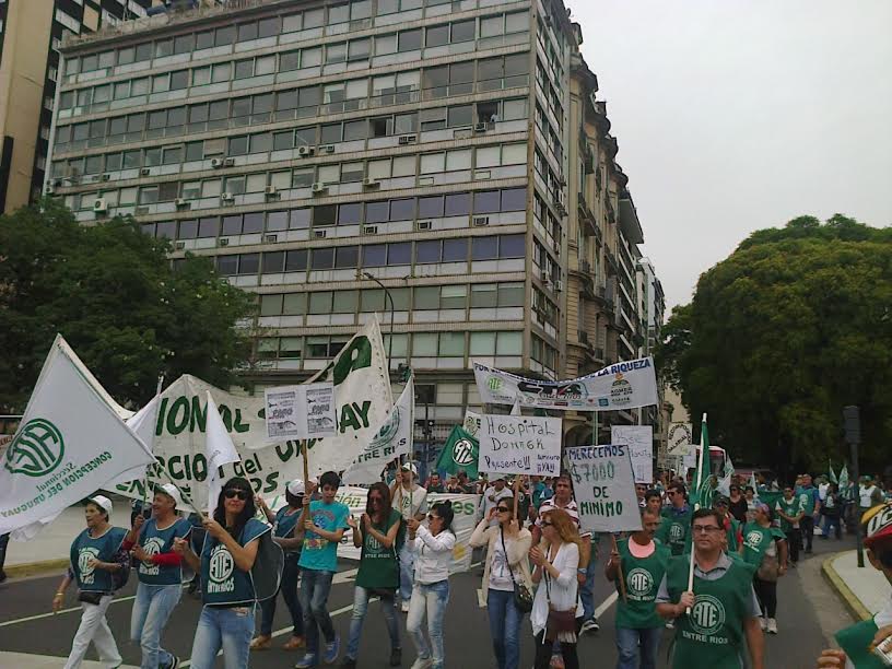 ATE Entre Ríos protestó en Buenos&nbsp;Aires