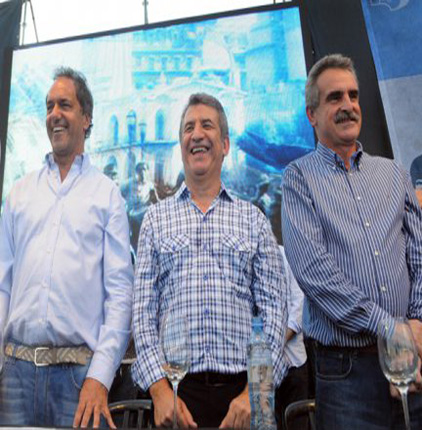 Scioli, Rossi y Urribarri, juntos en La&nbsp;Matanza
