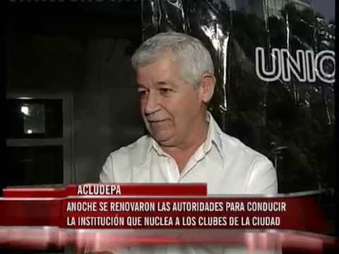 Hugo Grassi, presidente de la Unión Clubes Deportivos de Paraná