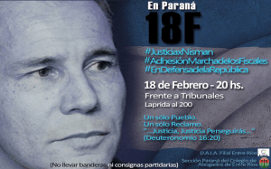 18F: quiénes marchan en Entre&nbsp;Ríos