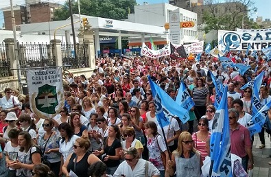 Importante manifestación en&nbsp;Paraná