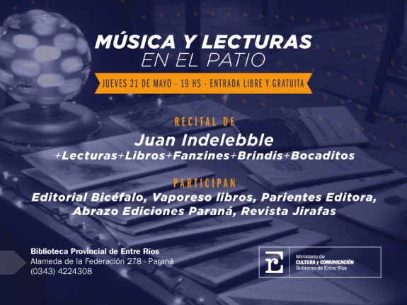 juan indelebble en el patio