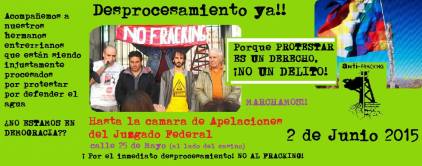 fracking movilización