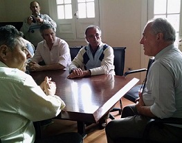 En Concepción del Uruguay, De Ángeli se reunió con el rector de la UNER y con&nbsp;ATE