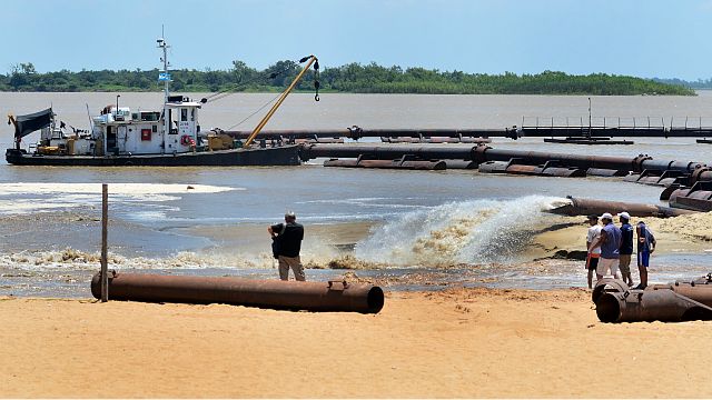 En Paraná, comenzaron a acondicionar las playas para el&nbsp;verano