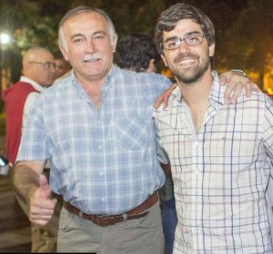 René Rossi y Bruno Sarubi. Fuente: Twitter