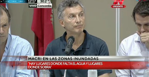 macri en concordia TN clarín