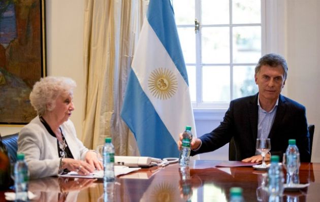 Macri recibió a Estela de Carlotto en&nbsp;Olivos