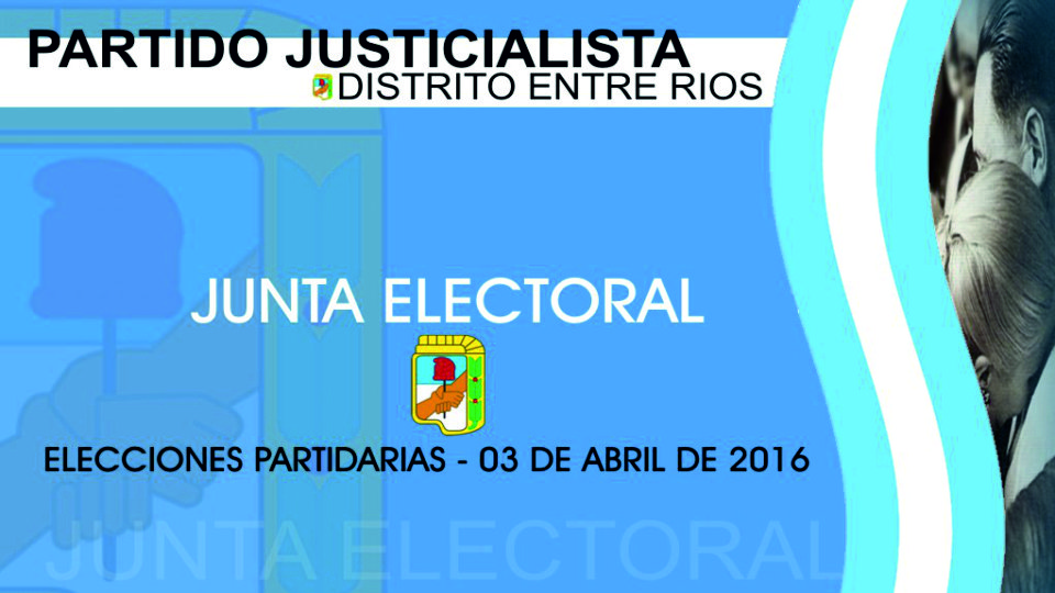 PJ Entre Ríos: acortaron los horarios de la&nbsp;elección