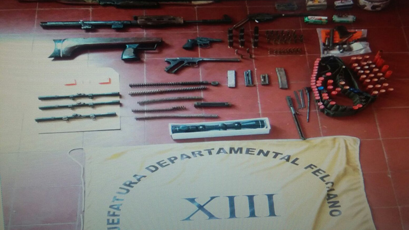 secuestro armas feliciano