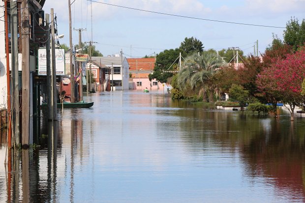 500 Vecinos inundados en Villa&nbsp;Paranacito