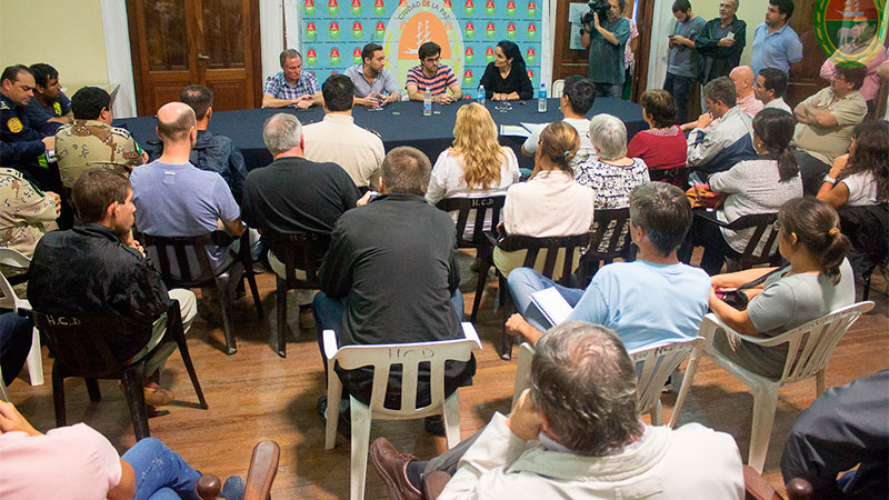 crisis inundacion la paz