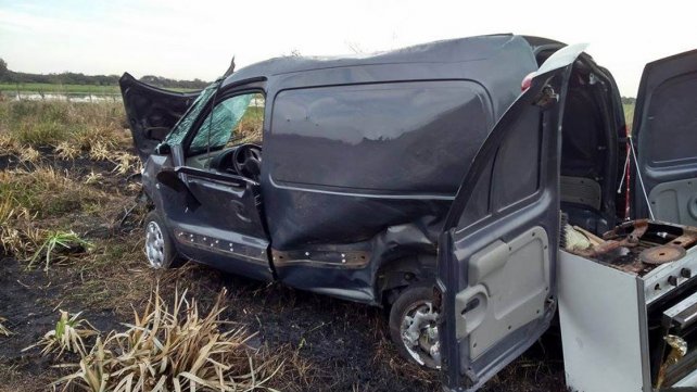 Ruta 6: 2 heridos en violento&nbsp;vuelco