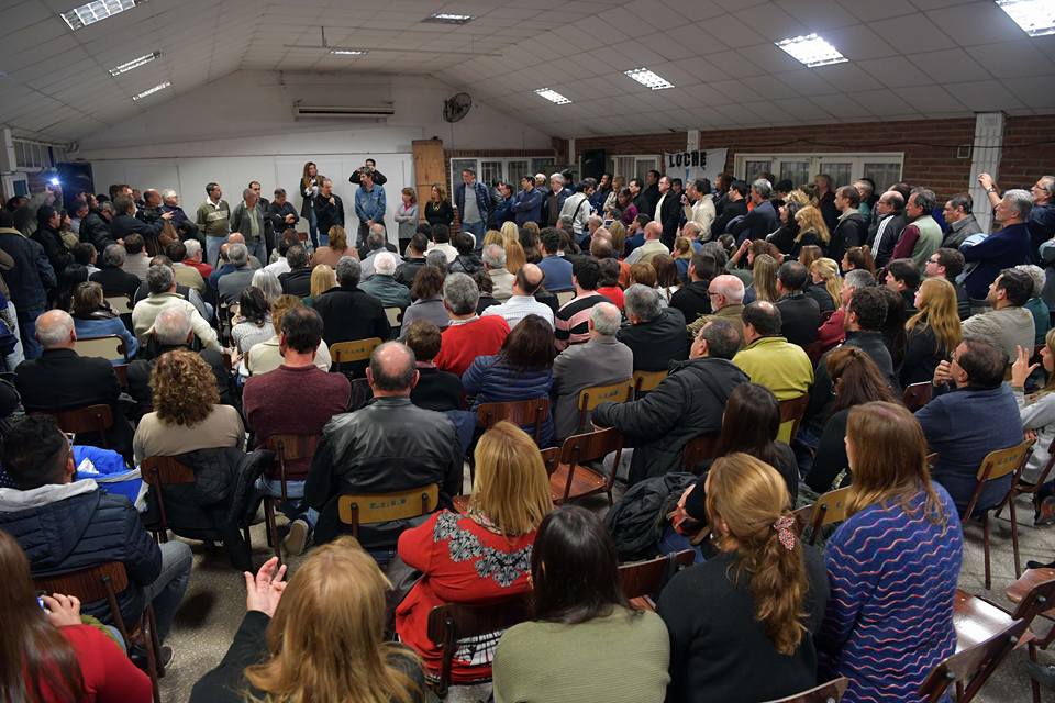 Acto de Bordet con el&nbsp;kirchnerismo