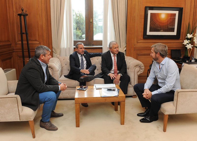 Frigerio y Lauritto se reunieron en Casa&nbsp;Rosada