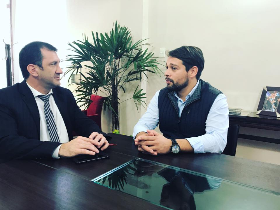 Kueider conversa con el Movimiento&nbsp;Evita