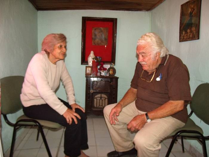 La curandera Ramonita López y el Che&nbsp;Guevara