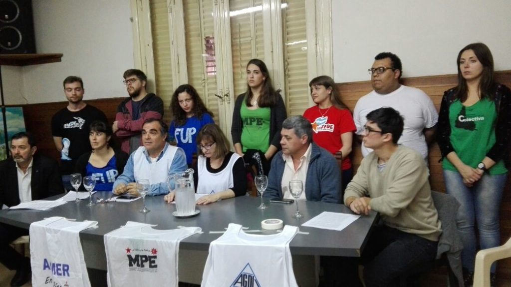Conformaron el “Frente en defensa de la Educación Pública y&nbsp;Gratuita”