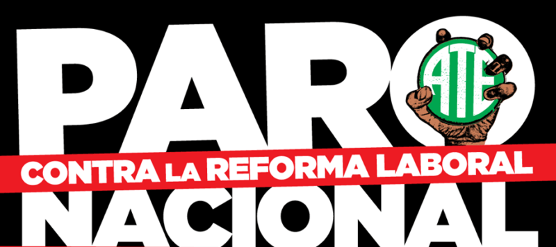 ATE Entre Ríos anuncia «Paro&nbsp;activo»