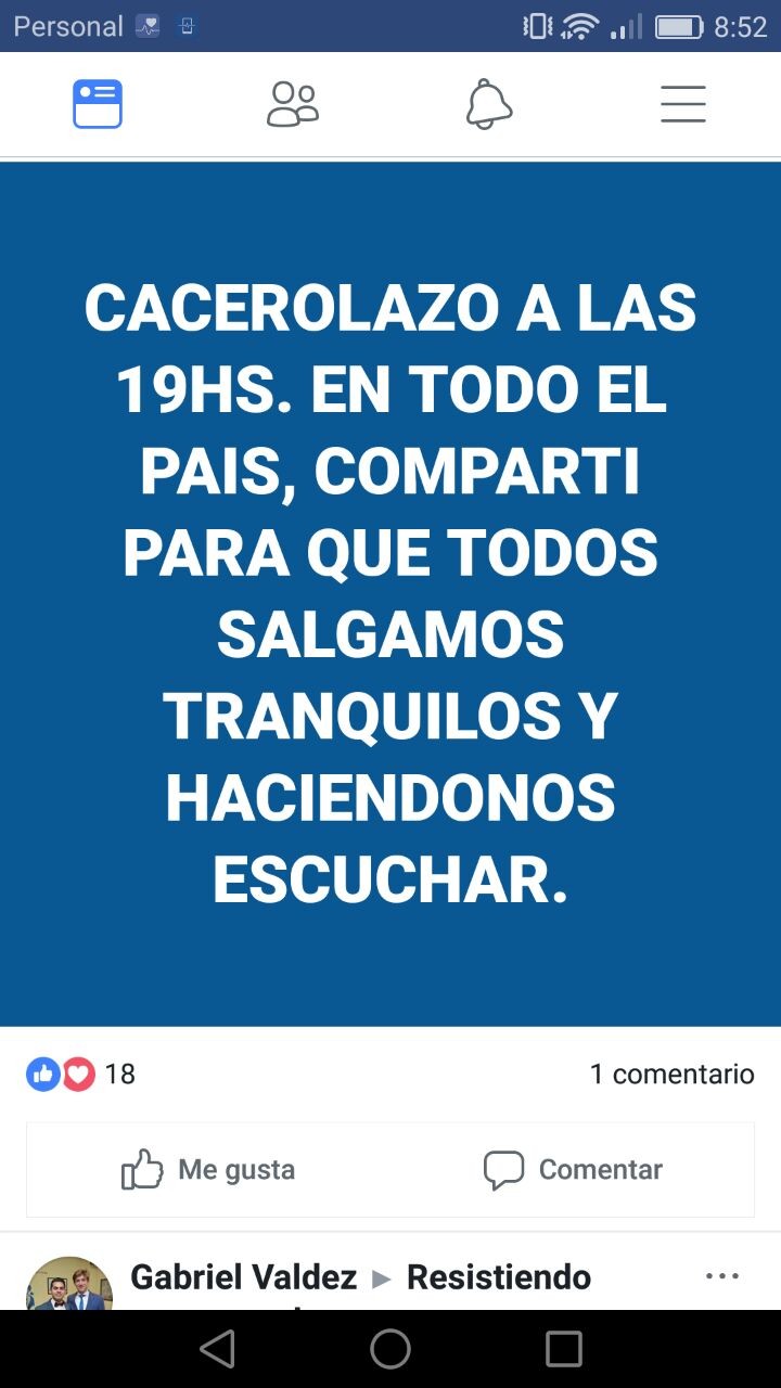 Por Redes, convocan a&nbsp;cacerolazo