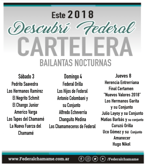 Chamamé: Bailantas en&nbsp;Federal