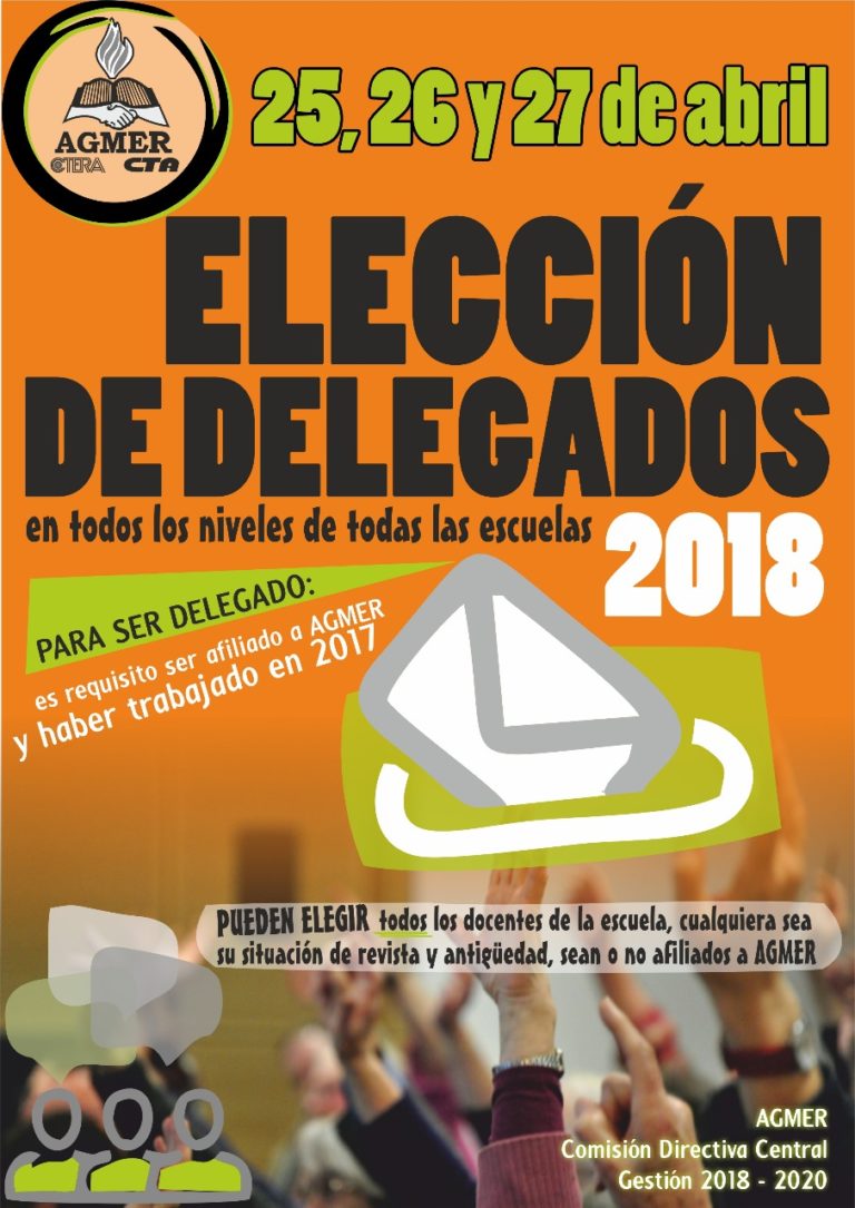 Elección de delegadxs