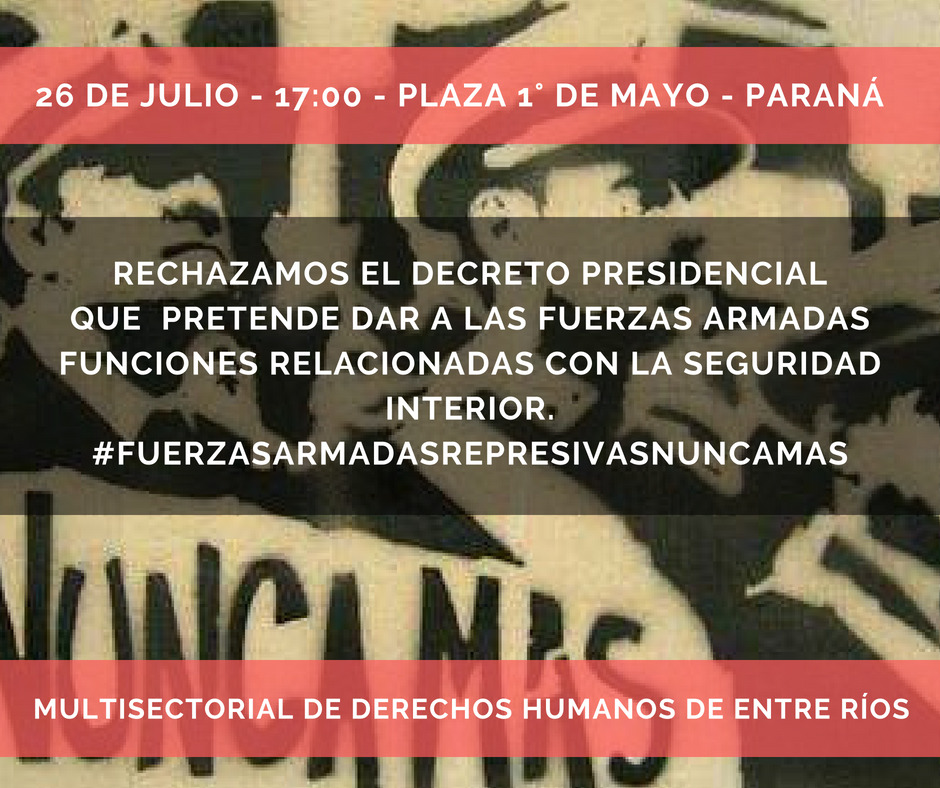 Movilización en Paraná