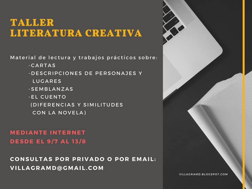 Taller de Literatura&nbsp;creativa