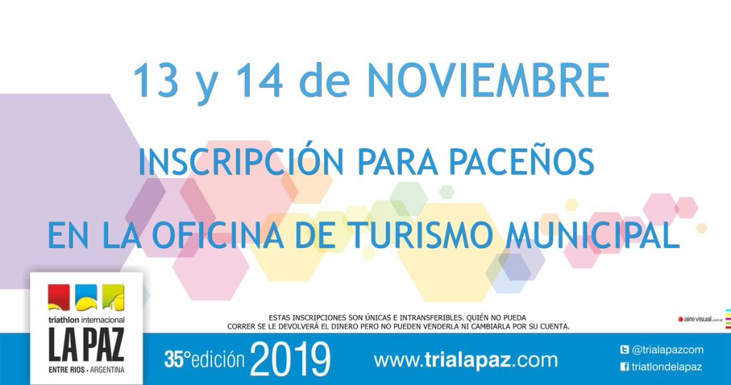 Tria La Paz: inscriben a&nbsp;locales