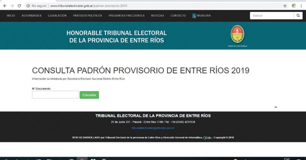 Cómo consultar el padrón para elecciones&nbsp;provinciales