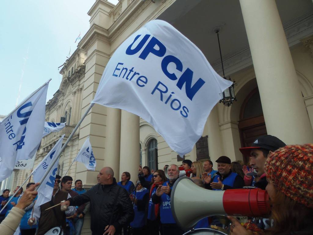 Huelga y movilización de&nbsp;UPCN