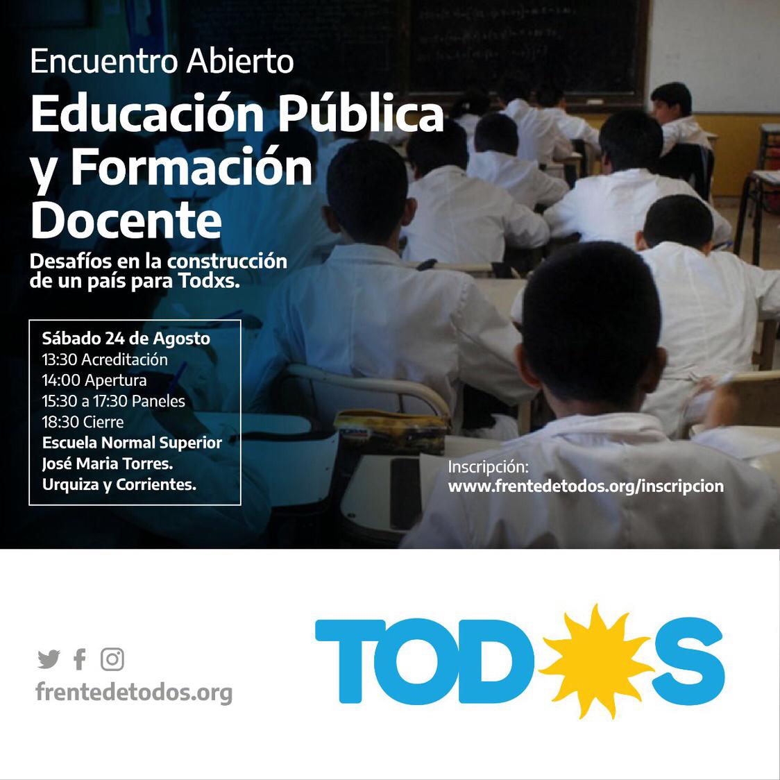 frente de todos educacion