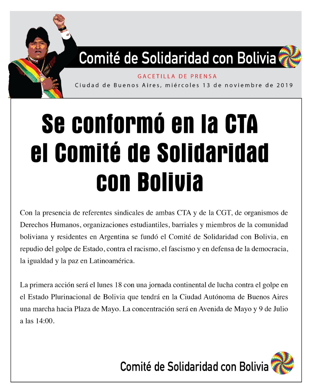 bolivia comite